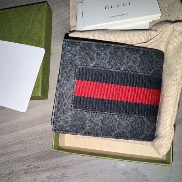 Gucci GG Supreme Web wallet - Picture 4 of 5